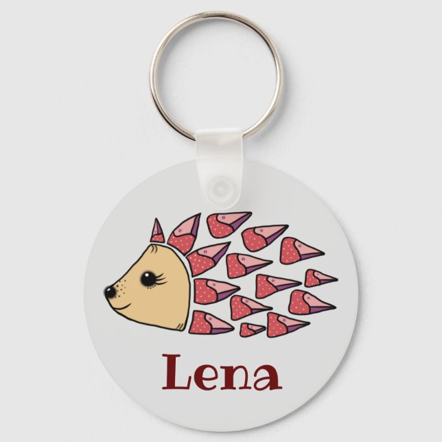 Musterstachel personalisiert key ring (Front)