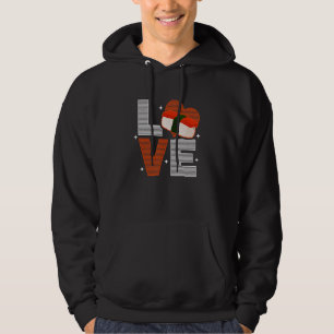 Musubi Love Sushi Chef Hawaiian Japanese Food Hoodie