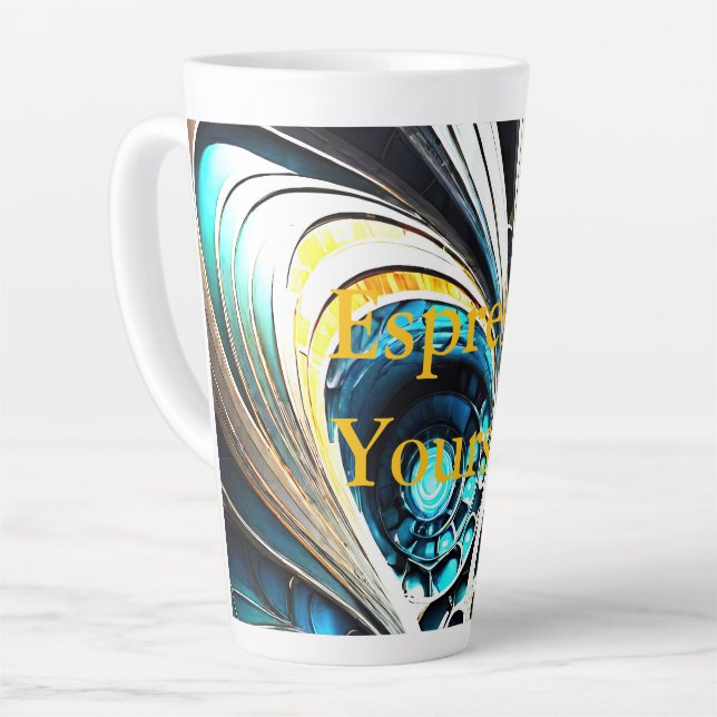 Mutant 5 Latte Mug (Left Angle)