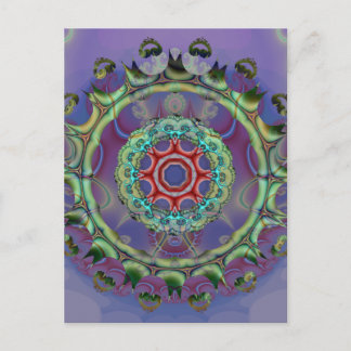 mutant clock postcard