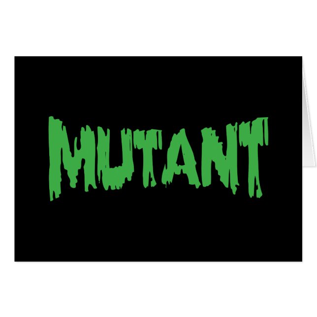 MUTANT GREETING CARD (Front Horizontal)