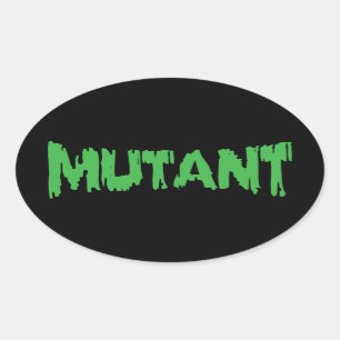 MUTANT OVAL STICKER