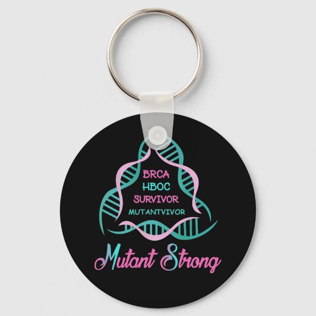 Mutant Strong group logo Key Ring (Front)