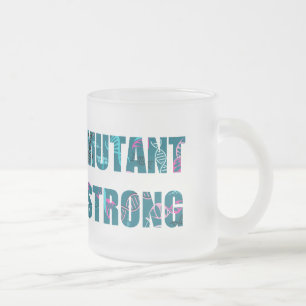 Mutant Strong Helix DNA Frosted Glass Coffee Mug