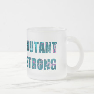 Mutant Strong Helix DNA Frosted Glass Coffee Mug