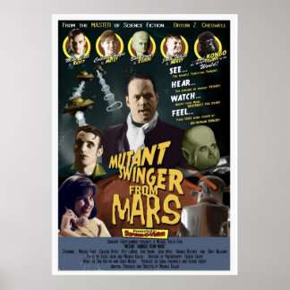 Mutant Swinger from Mars One Sheet STYLE A Poster