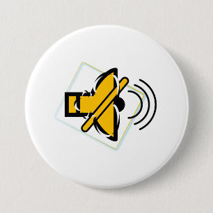 Mute 7.5 Cm Round Badge