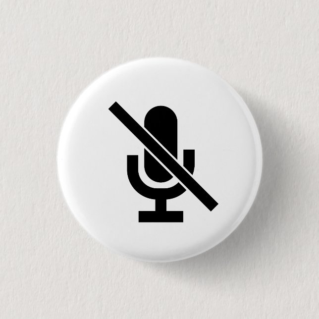 'Mute' Pictogram Button (Front)