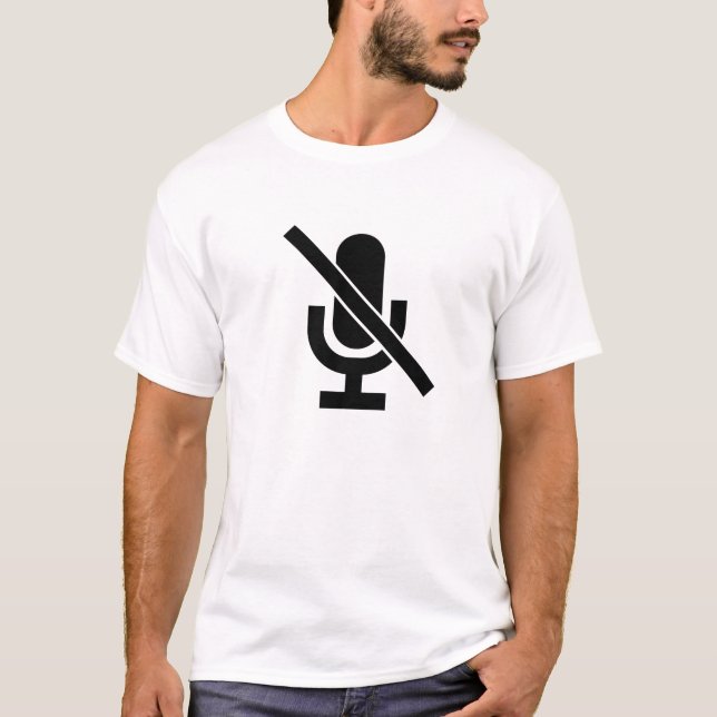 Mute Pictogram T-Shirt (Front)