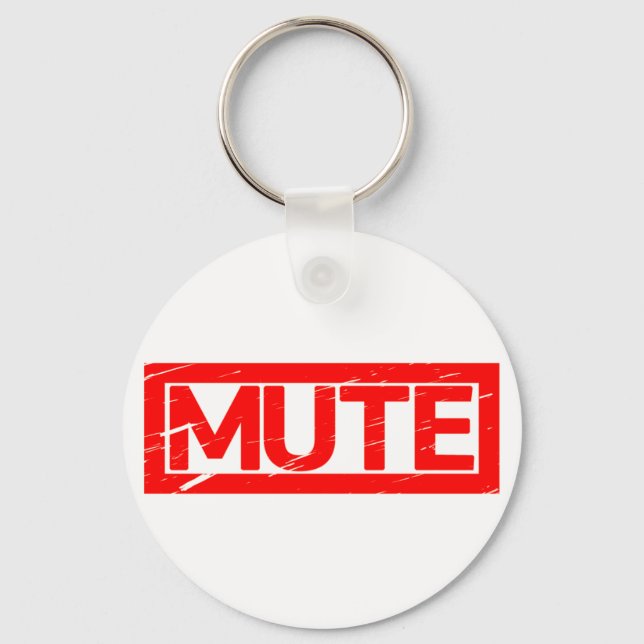 Mute Stamp Key Ring (Front)