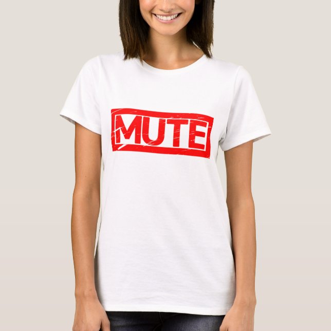Mute Stamp T-Shirt (Front)