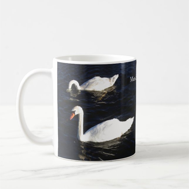 Mute Swan coffee mug (Left)