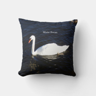 Mute Swan square pillow