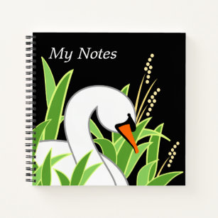 Mute White Swan Notebook