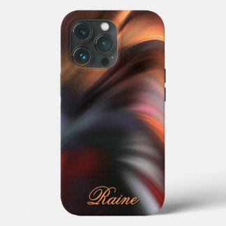 Muted Autumn Personal Name  iPhone 13 Pro Case