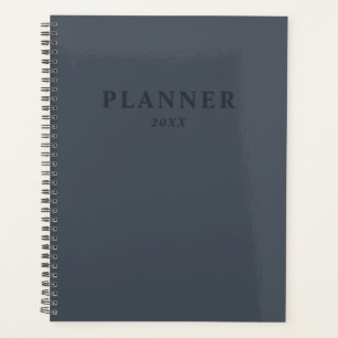 muted blue, ash blue custom Planner