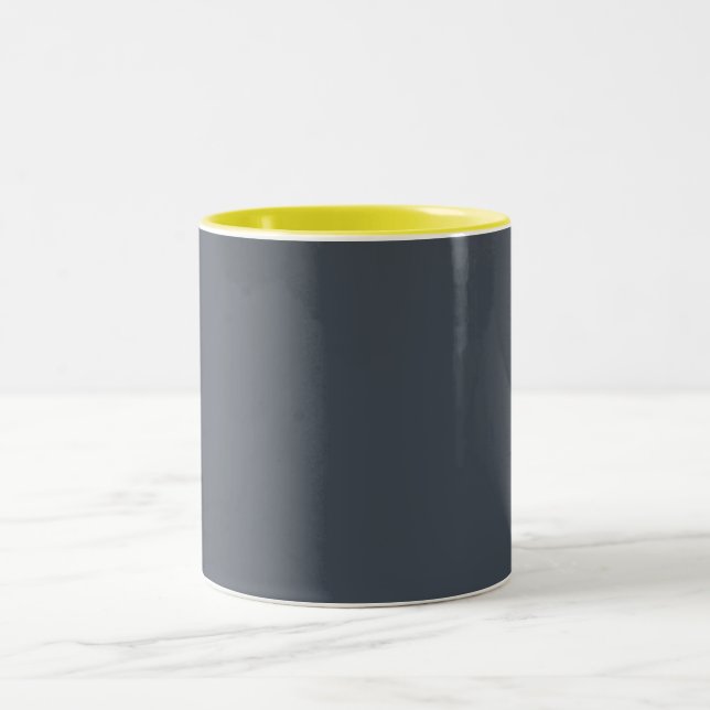 muted blue | grey blue  Two-Tone coffee mug (Center)