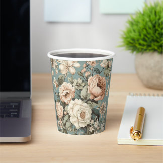 Muted Botanical Dream Paper Cups