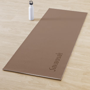 Muted Brown Yoga Mat