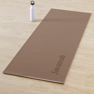 Muted Brown Yoga Mat