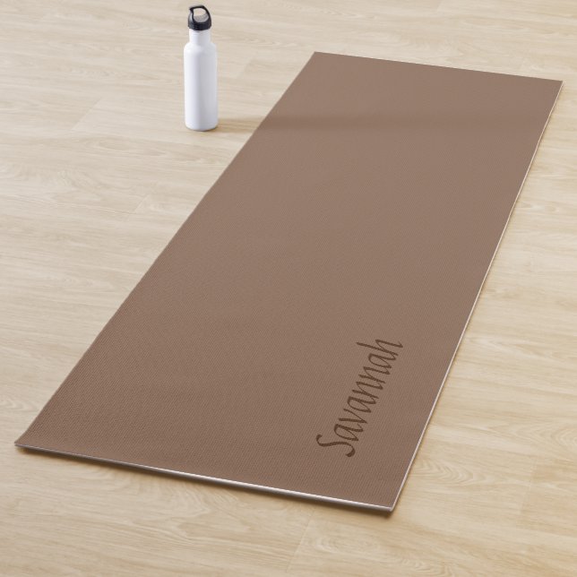 Muted Brown Yoga Mat (In Situ)