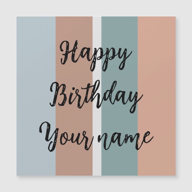 Muted colours stripes (Front)