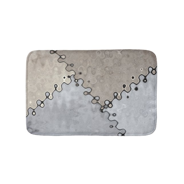 Muted Earth Tones Bath Mat (Front)