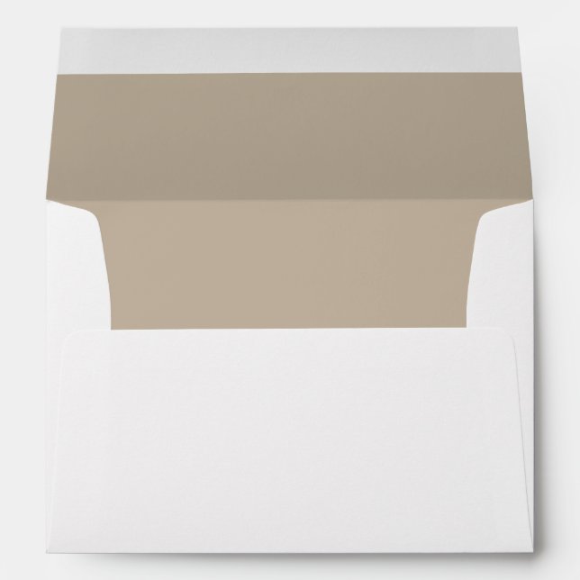 Muted Elegance - Calm Stone Minimalist Envelope (Back (Bottom))