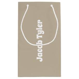 Muted Elegance - Calm Stone Name Gift Bag