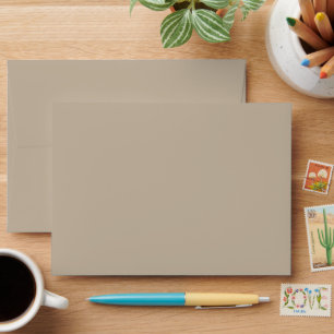 Muted Elegance - Calm Stone Solid Envelope