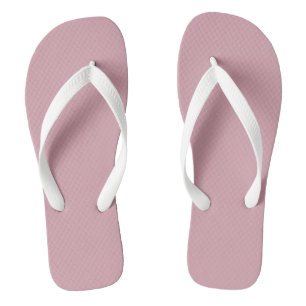 Muted Elegance - Misty Rose Flip Flops