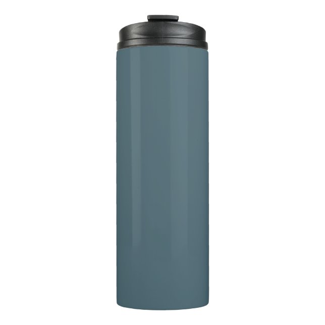 Muted Elegance - Slate Blue  Thermal Tumbler (Front)