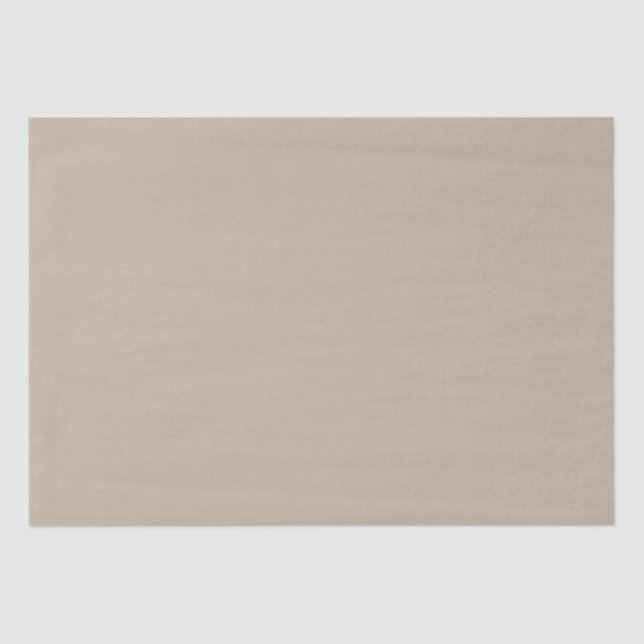 Muted Elegance - Solid Calm Stone Tissue Paper (Front)