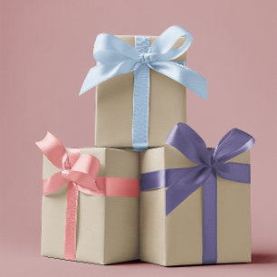 Muted Elegance - Solid Calm Stone Wrapping Paper Sheet