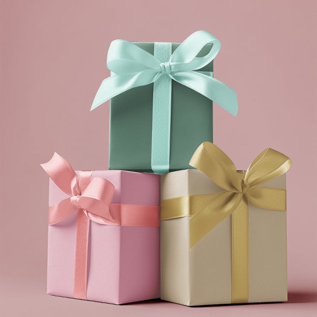 Muted Elegance - Solid Set 4 Wrapping Paper Sheet (Creator Uploaded)