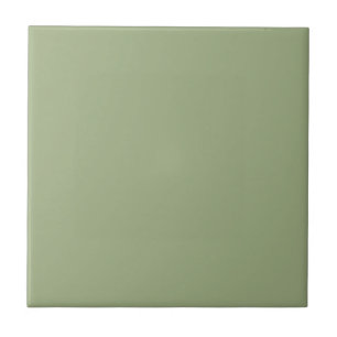 Muted Elegance Tranquil Sage Chic Ceramic Tile