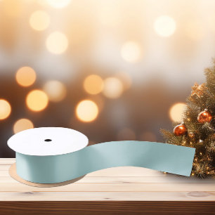 Muted Elegance - Tranquil Turquoise Satin Ribbon