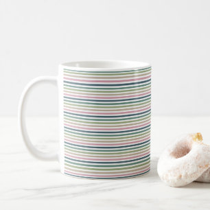Muted Elegance - Very Striped Coffee Mug