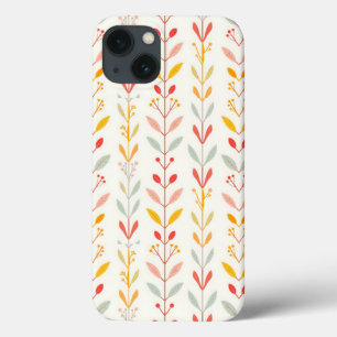 Muted Fall Stripes iPhone 13 Case