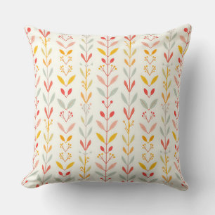 Muted Fall Stripes Cushion