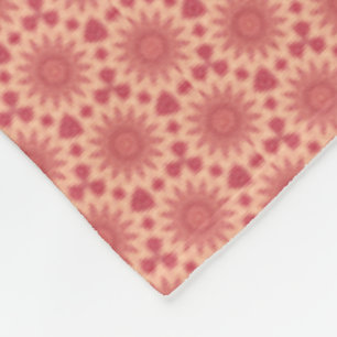 Muted Floral Boho Magic Fleece Blanket