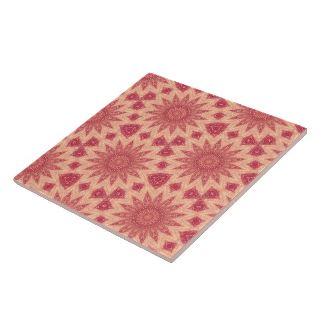 Muted Floral Boho Magic Tile (Side)