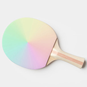 Muted Gradient Ombre Pastel Aesthetic Summer Ping Pong Paddle