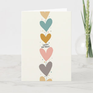 Muted Heart Balloons Card