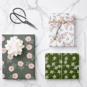 Muted Meadow 3 Wrapping Paper Sheet