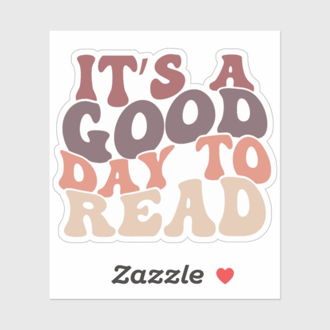 Muted Multicolored It's A Good Day To Read Vinyl (Sheet)