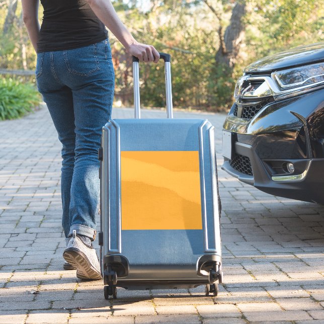 Muted Orange Background Texture for Web and Print (Suitcase Insitu)