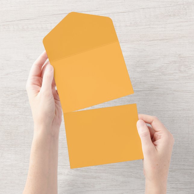 Muted Orange Background Texture for Web and Print All In One Invitation (Tearaway)
