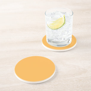 Muted Orange Background Texture for Web and Print Coaster