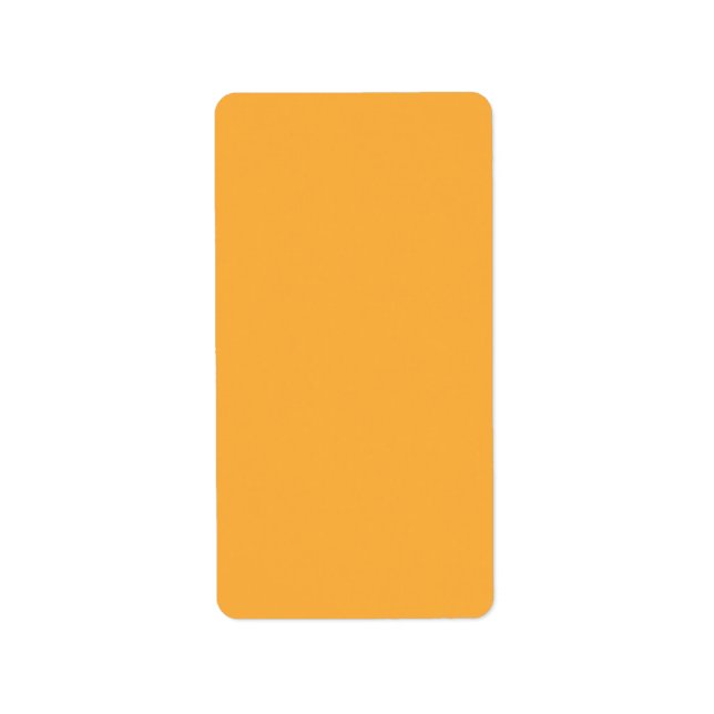 Muted Orange Background Texture for Web and Print Label (Front)